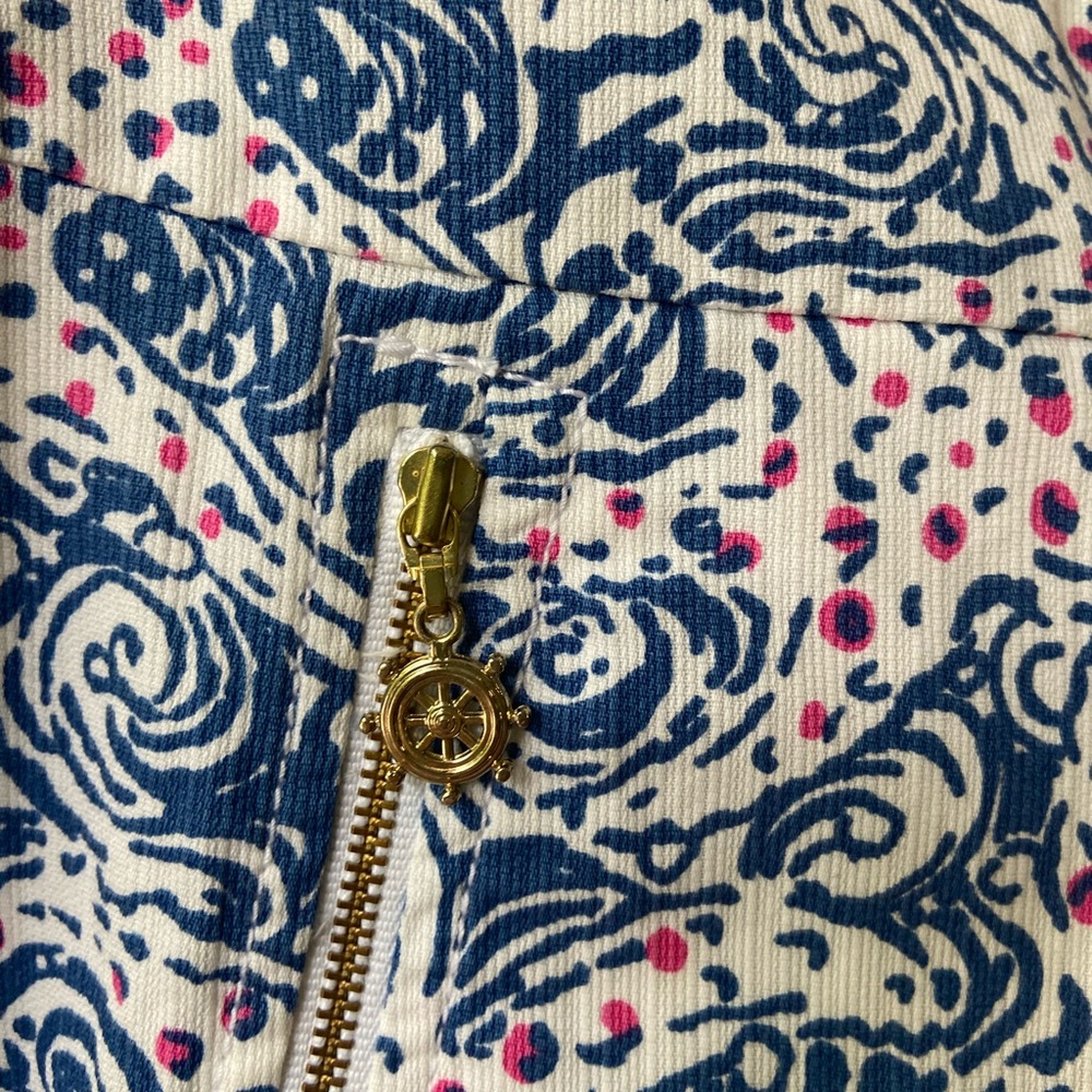 LILLY PULITZER starfish indigo blue Star Crush Marigold skort 2